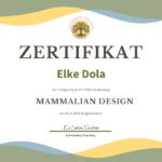 Zertifikat Elke Dola Mammalian Design Zertifikat Elke Dola Mammalian Design