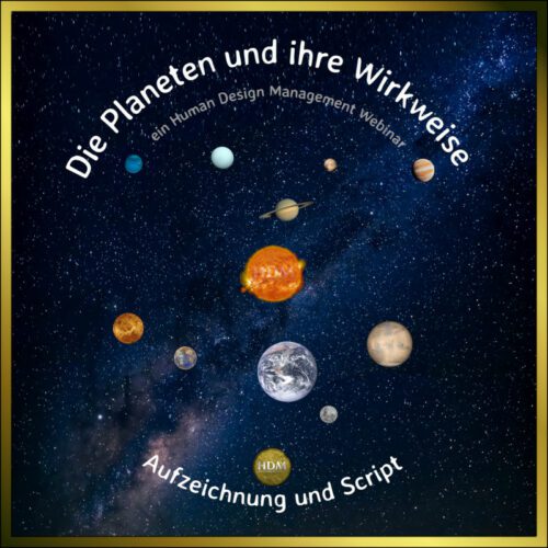 Webinar die Planeten und ihre Wirkweise - Aufzeichnung und Script