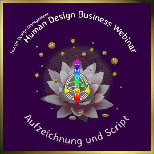 Webinar Human Design und Business - Aufzeichnung und Script