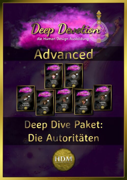 Human Design Ausbildung Deep Devotion Advanced Paket Autoritaeten