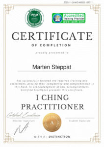 Marten Steppat Zertifikat I-Ging Practitioner